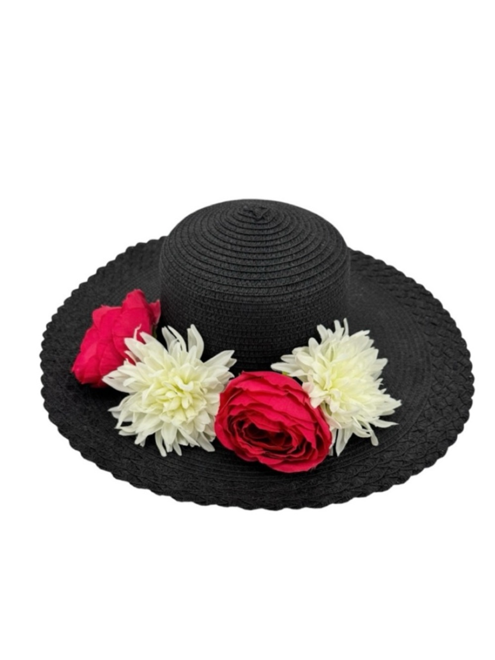 Black Floppy Sun Hat